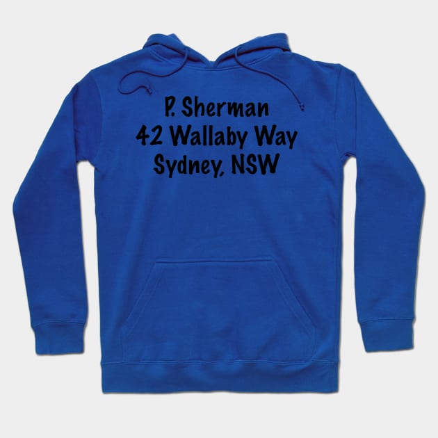 P. Sherman 42 Wallaby Way Sydney Hoodie by duchessofdisneyland